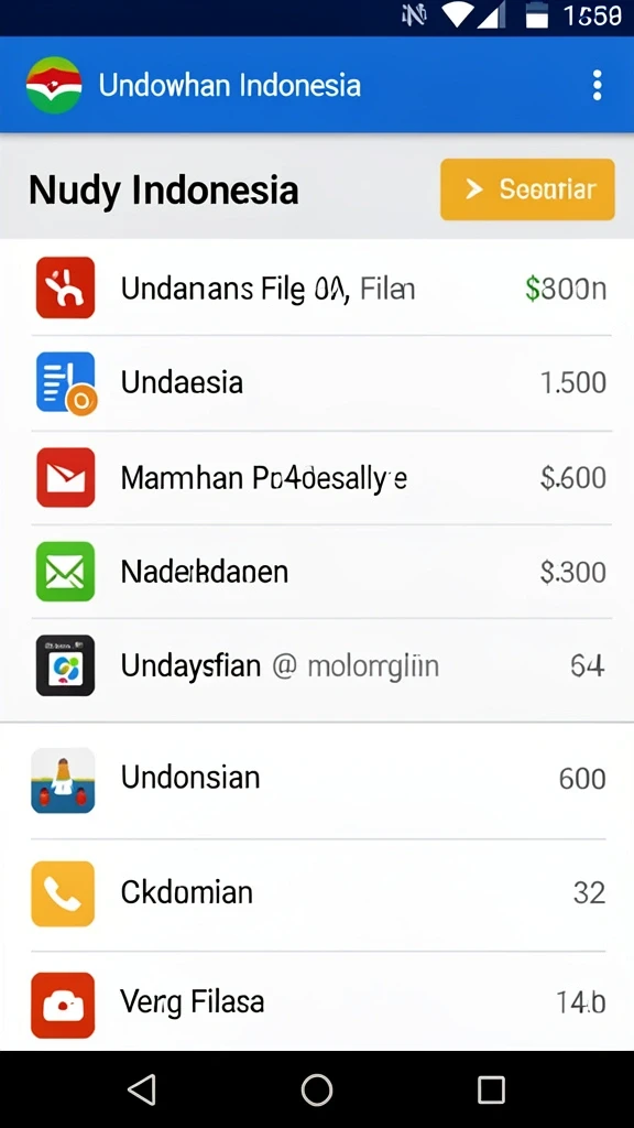 mnduit - Tampilan antarmuka yang user-friendly.