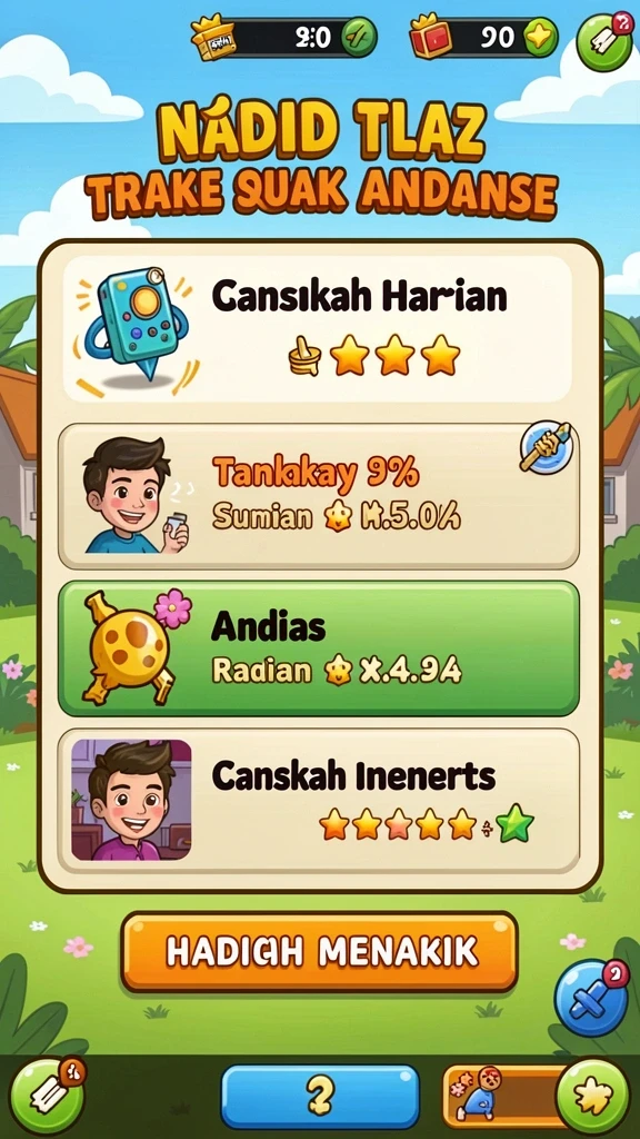 topjitu - Grafis level yang indah dan beragam.